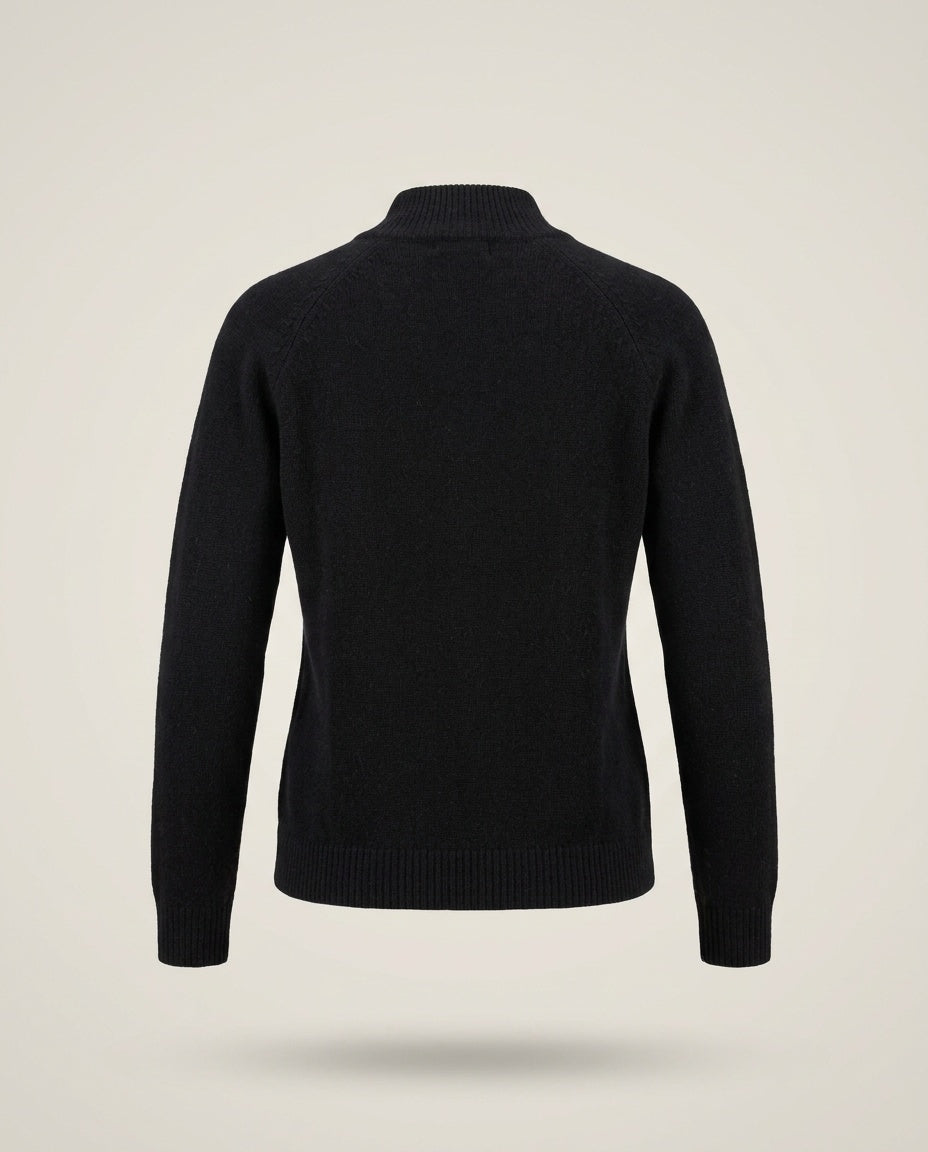 Outlander Black Mock-Neck Knit Pullover Sweater - photo 2