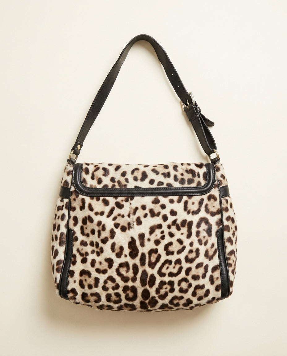 Paolo Masi Leopard Print Shoulder Bag - Genuine Leather - photo 2
