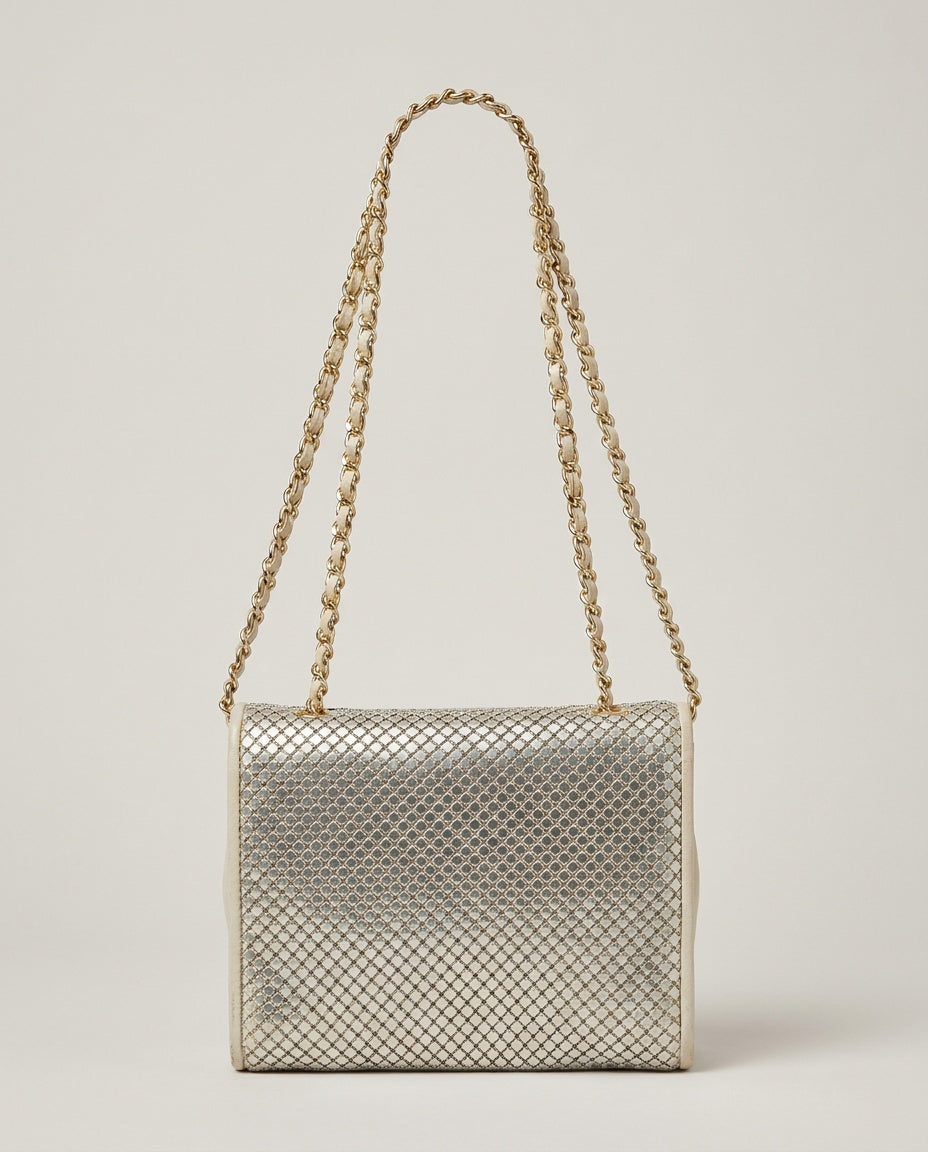 Whiting and Davis 1980s Metal Mesh Shoulder Bag - photo 2