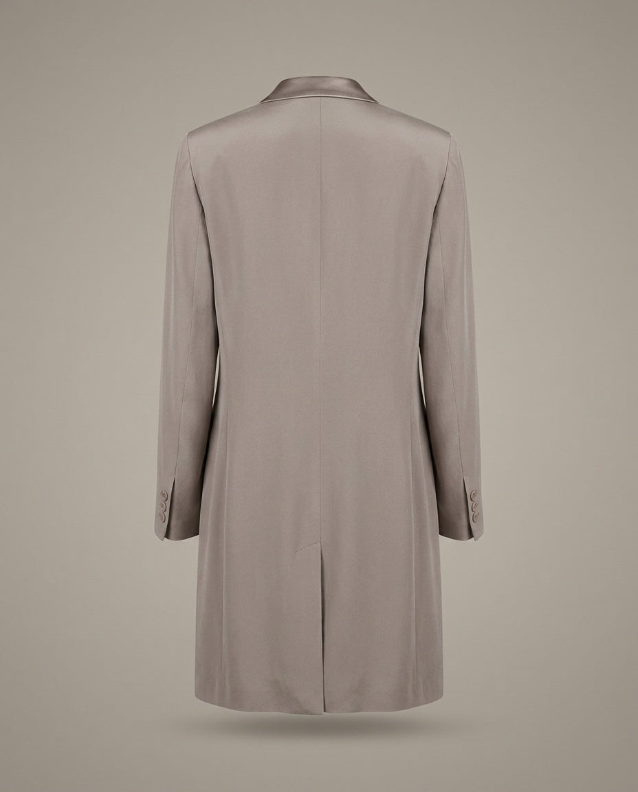 Neiman Marcus Long Silk Duster Blazer - photo 2