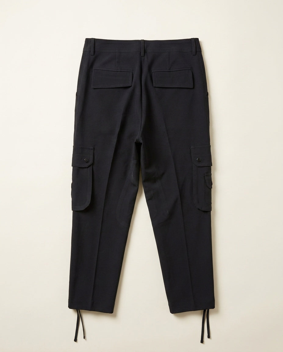 Caché Black Cargo Trousers - 95% Polyester / 5% Spandex - photo 2