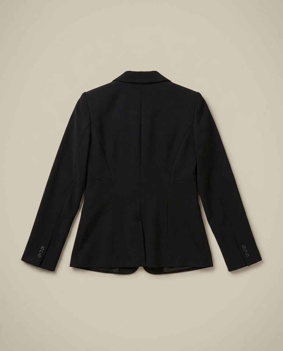 Cartier Uniformes Black Single-Button Blazer with Satin Lining - photo 2