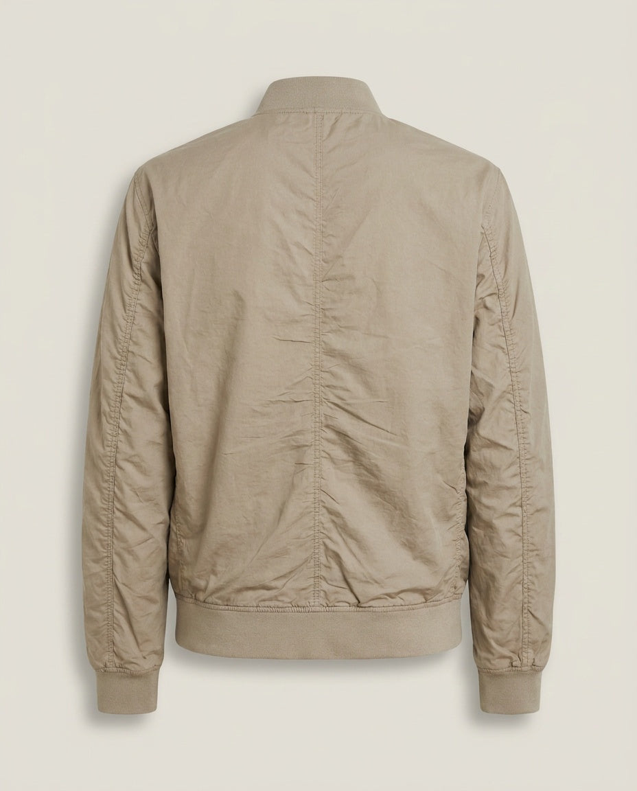 AllSaints Bassett Bomber Jacket - Khaki/Beige - photo 2