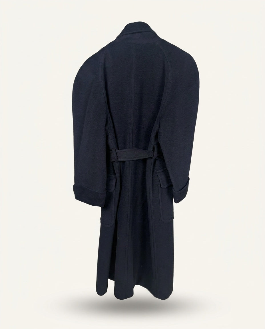 Donna Karan New York 100% Cashmere Long Belted Wrap Coat - photo 2