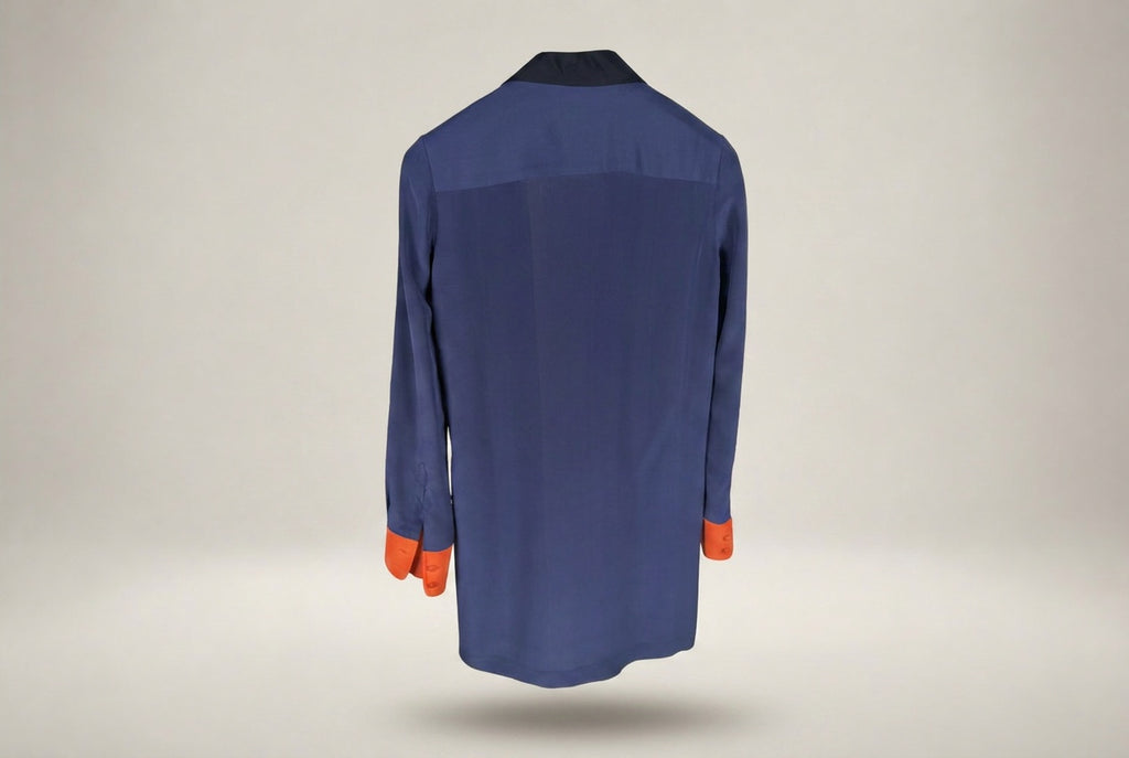 See By Chloé Longline Color-Block Silk Shirt - photo 2
