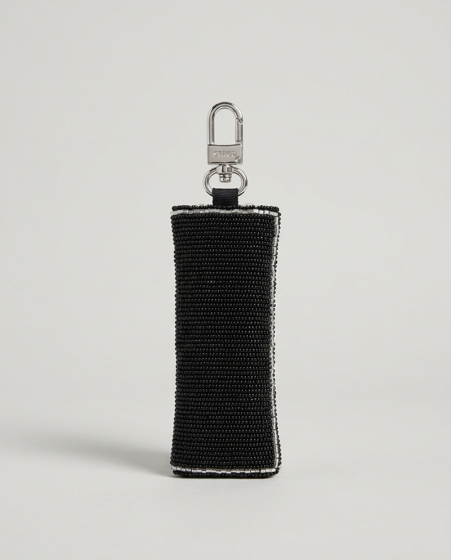 STAUD Beaded Clutch with Mirror and Silver Hardware - photo 2