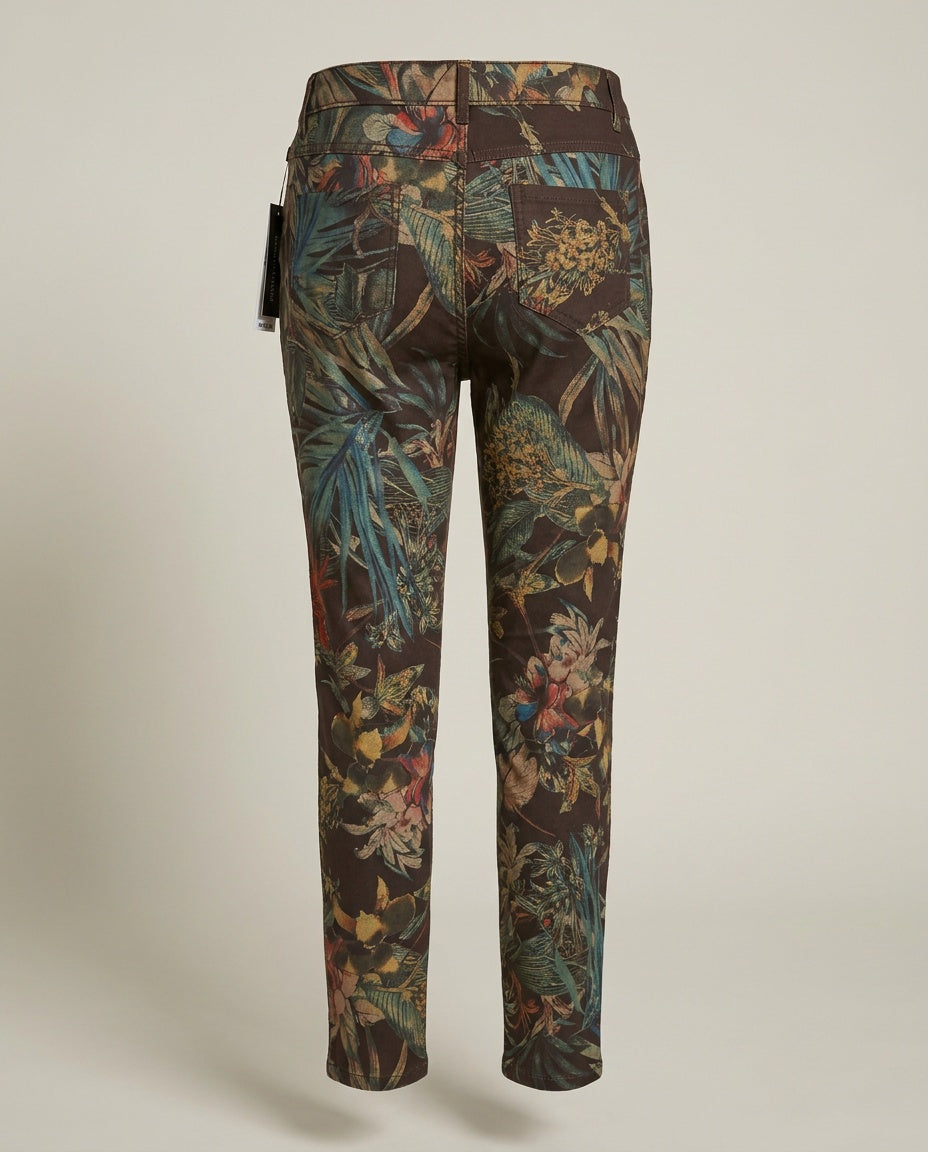 Frank Lyman Montreal Design Collection Tropical Print Slim Ankle Pants - photo 2