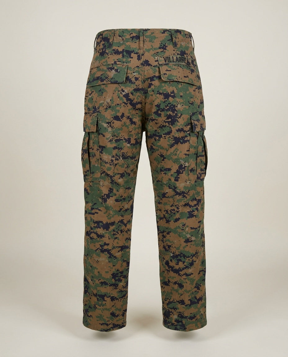 VILLARREAL Military Digital Camouflage Cargo Trousers - 1990s-2000s - photo 2