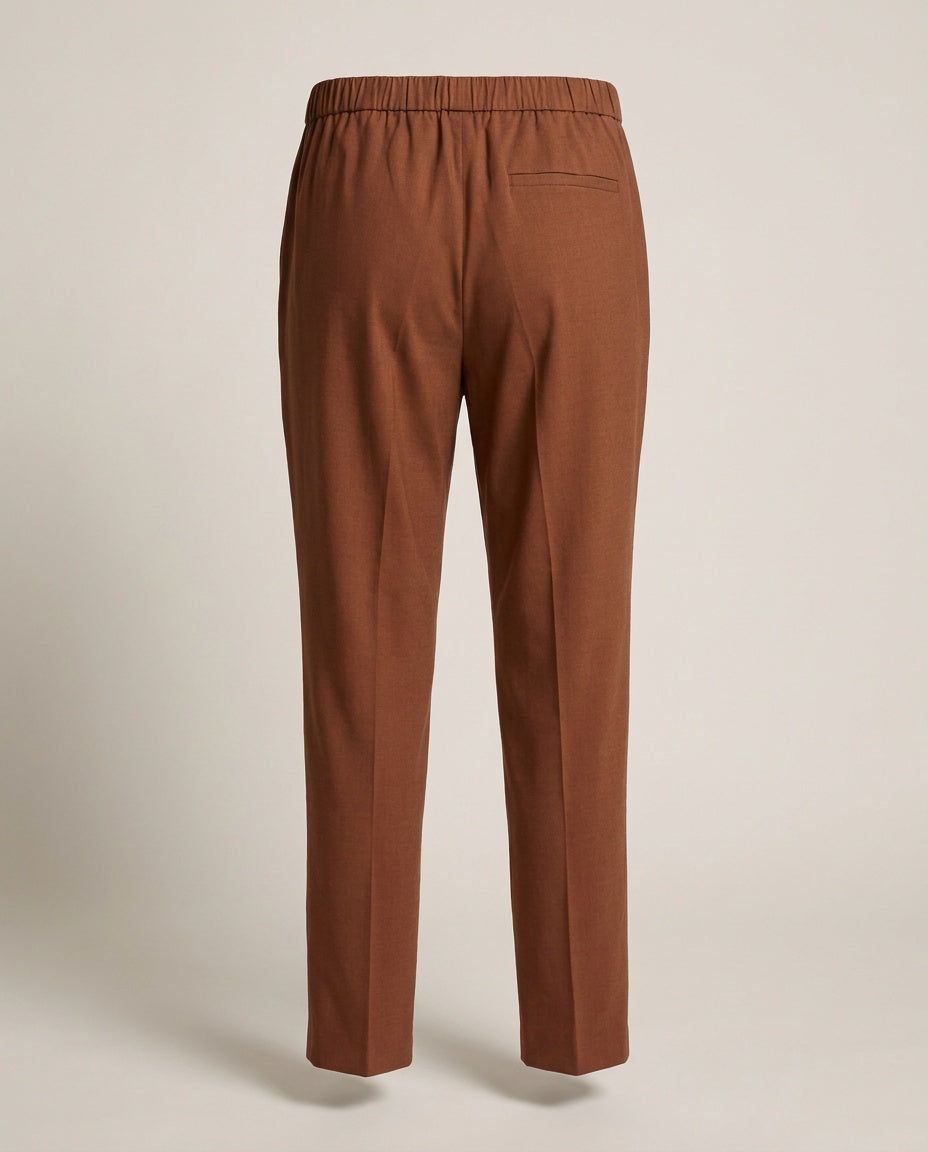 Theory Brown Tapered Pull-On Trousers - photo 2