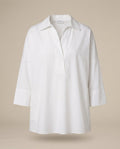 Akris Punto White Cotton Pullover Blouse - photo 1