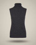 Lord & Taylor Sleeveless Turtleneck Cashmere Vest - photo 1
