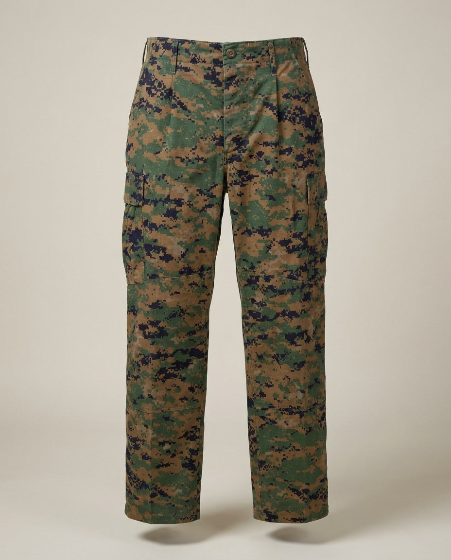 VILLARREAL Military Digital Camouflage Cargo Trousers - 1990s-2000s - photo 1