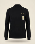 Outlander Black Mock-Neck Knit Pullover Sweater - photo 1