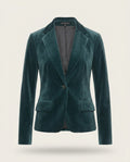 Teal Velvet Blazer by Theory - photo 1