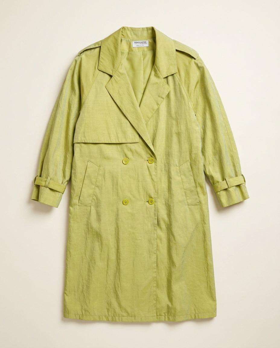 Forecaster of Boston Chartreuse Trench Coat - photo 1
