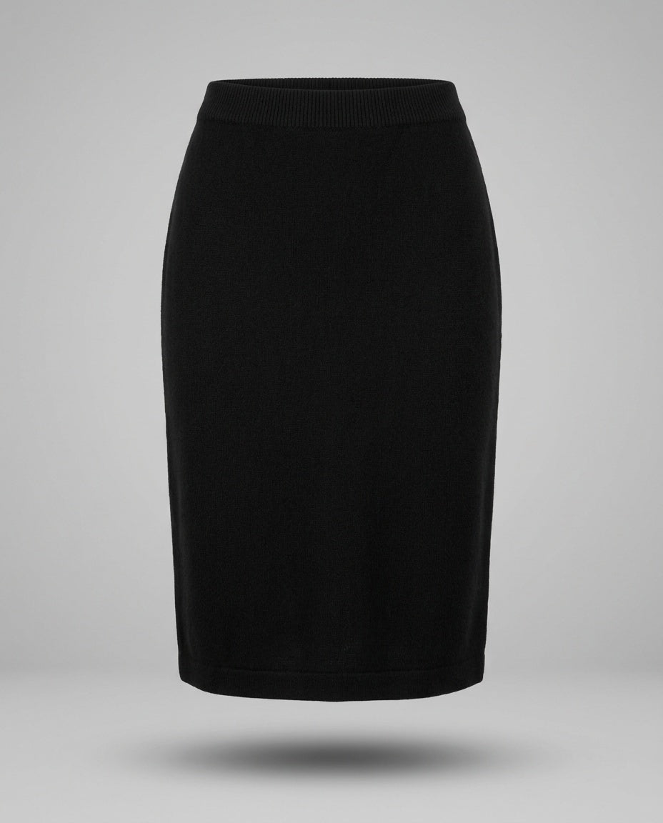 Outlander Knit Pencil Skirt - 75% Lambswool/15% Angora/10% Nylon - 1970s-1980s Era - photo 1