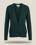 Appleseed's Dark Green Cable-Knit Cardigan - photo 1