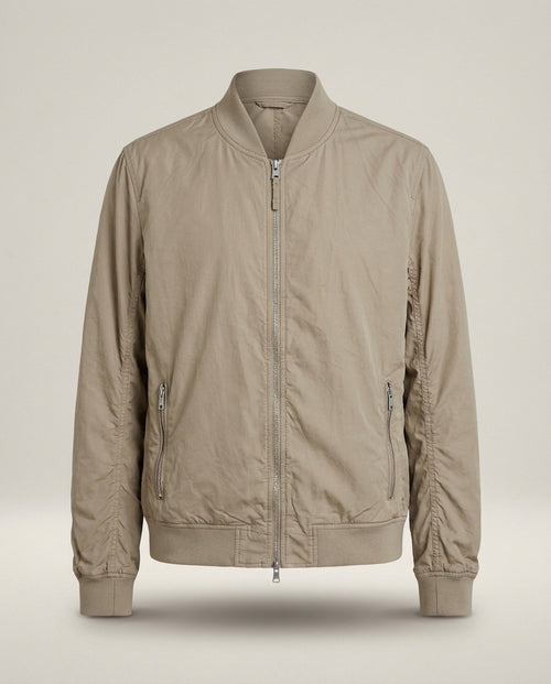 AllSaints Bassett Bomber Jacket - Khaki/Beige - photo 1