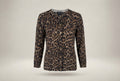 Doncaster Collection Leopard Print Cashmere Cardigan - photo 1