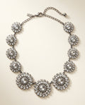 Crystal Cluster Statement Necklace - photo 1