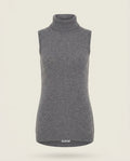 Reformation Sleeveless Turtleneck Knit Top in Heather Grey - photo 1