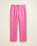 Ralph Lauren Sport Hot Pink Fuchsia Linen Straight-Leg Trousers - photo 1