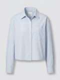 JW Anderson x Uniqlo Cropped Striped Button-Down Shirt - photo 1