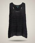 Cynthia Rowley 100% Silk Tiered Ruffle Tank Top - RN 88820 - photo 1