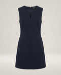 Theory Navy Wool-Sheath Mini Dress - photo 1