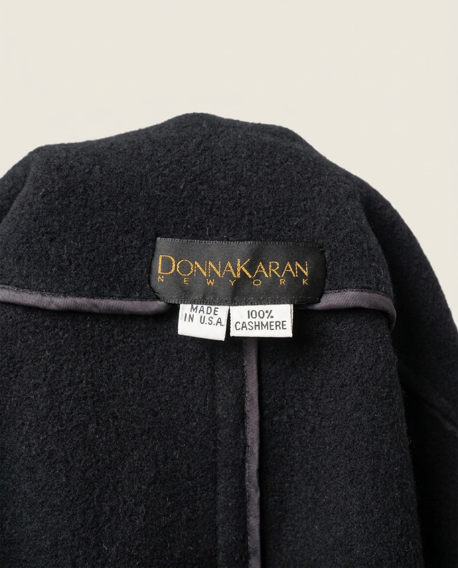 Donna Karan New York 100% Cashmere Long Belted Wrap Coat - photo 3