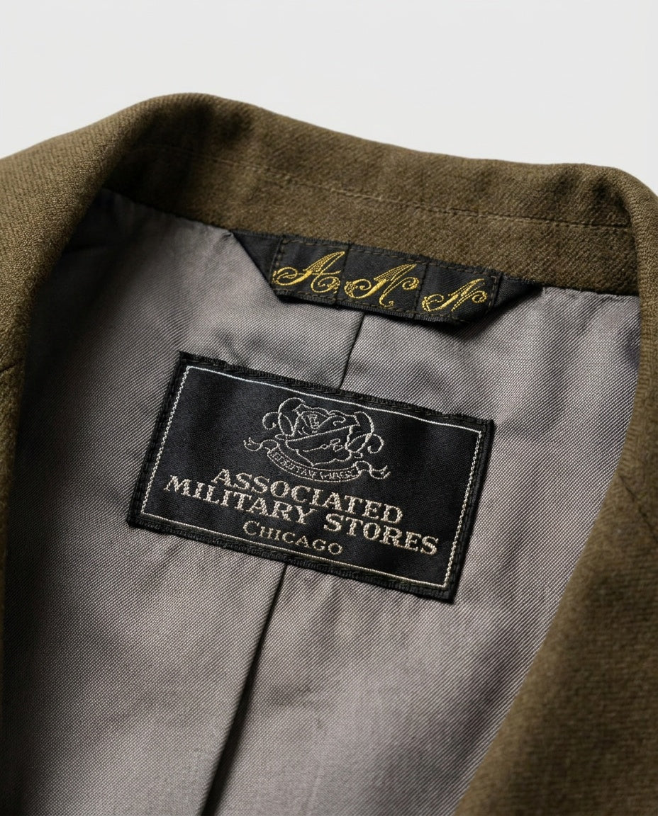Cropped Military-Style Wool Jacket by Associated Military Stores - photo 3