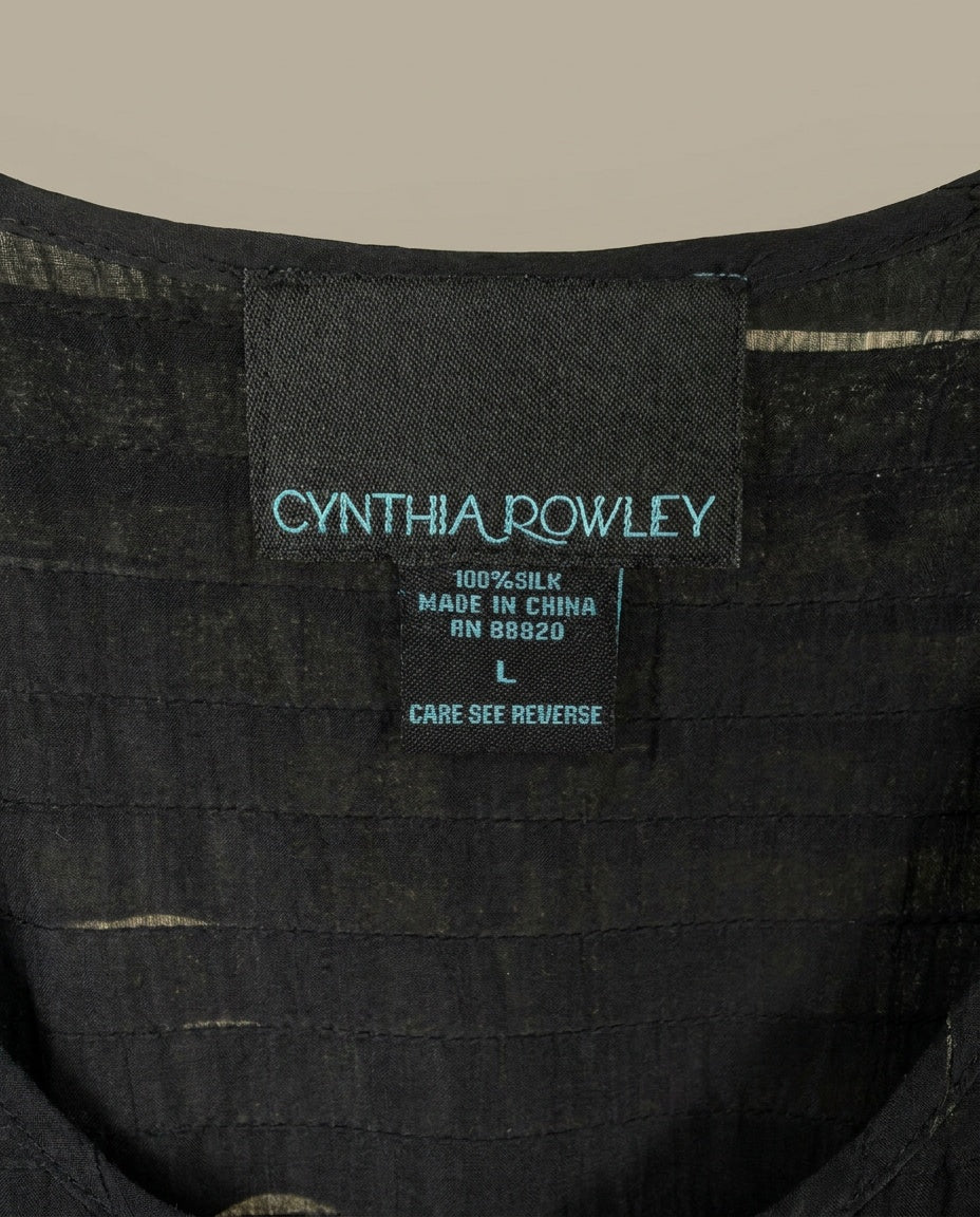 Cynthia Rowley 100% Silk Tiered Ruffle Tank Top - RN 88820 - photo 3