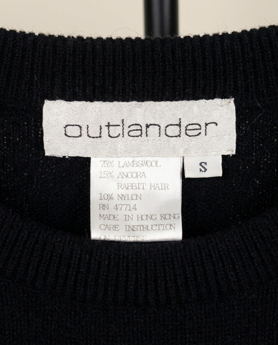 Outlander Knit Pencil Skirt - 75% Lambswool/15% Angora/10% Nylon - 1970s-1980s Era - photo 3