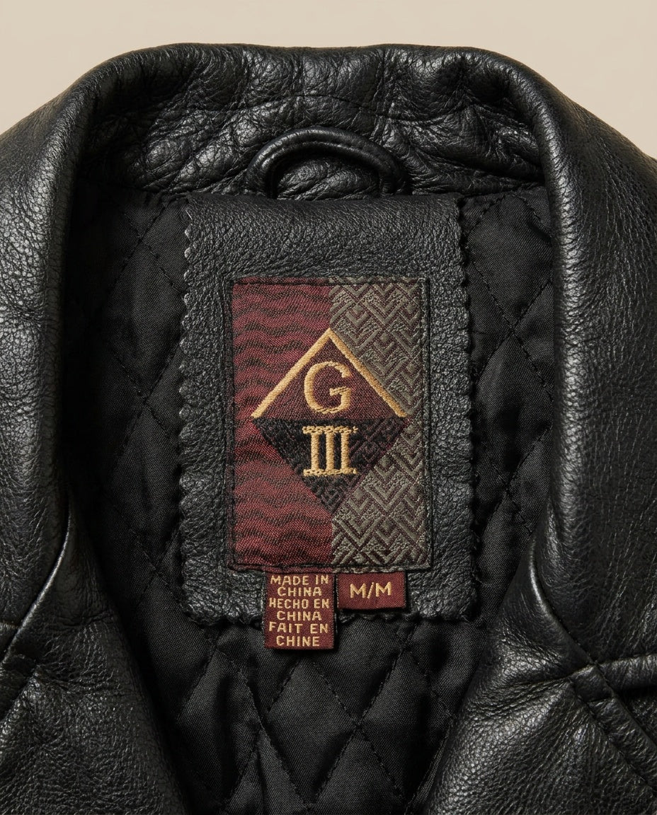 G-III Double-Breasted Leather Car Coat - photo 3
