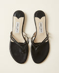 Jimmy Choo Flat Thong Sandals with Woven Insole Label and VERU CUOIO Outsole - photo 1