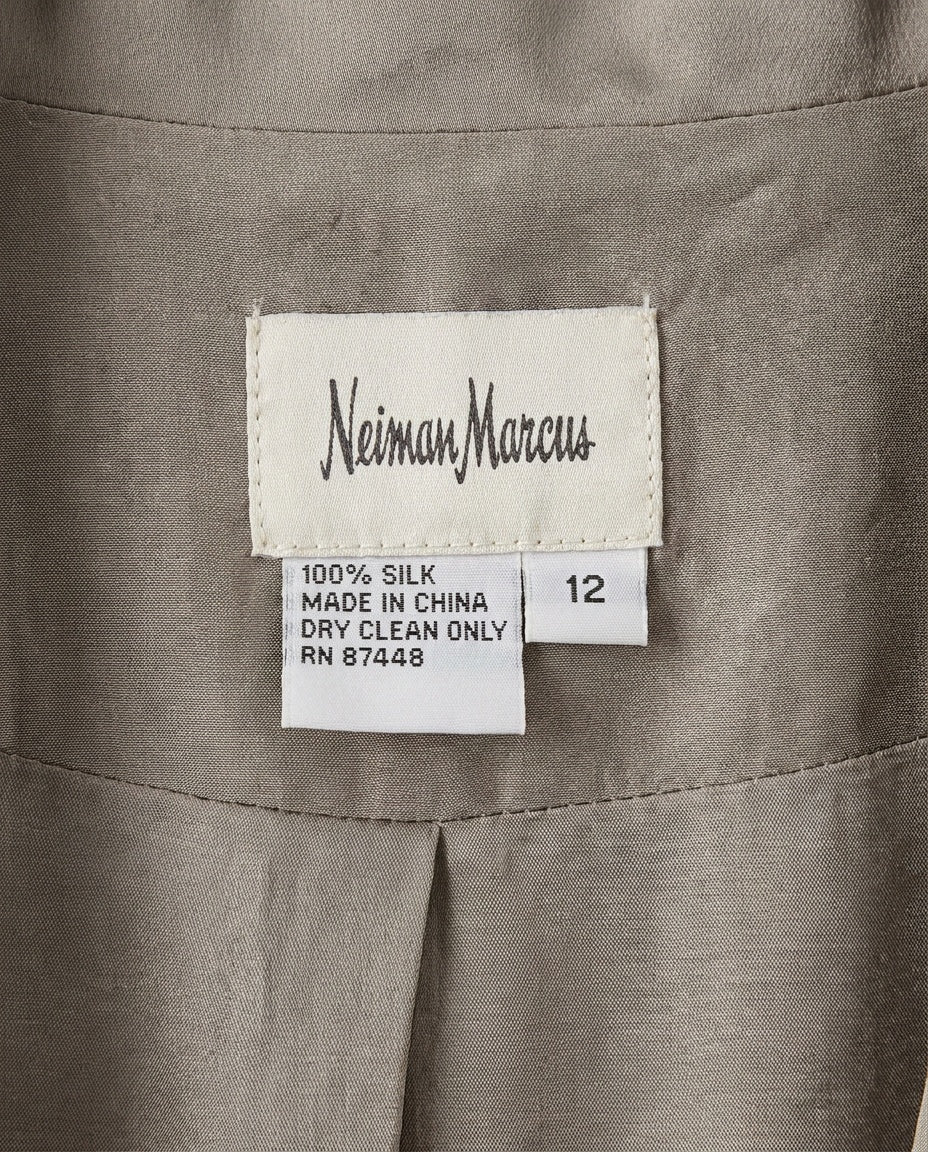 Neiman Marcus Long Silk Duster Blazer - photo 3