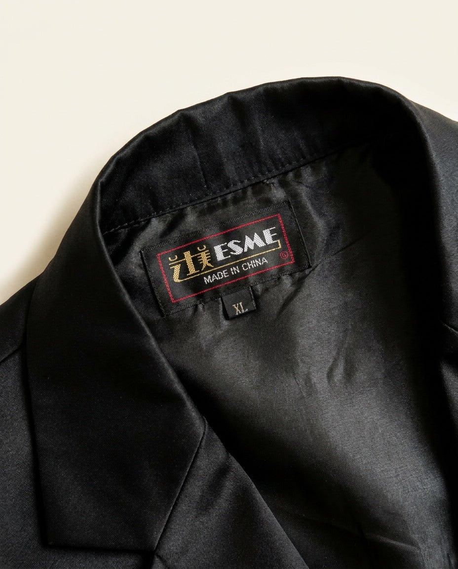 ZLI ESME Embroidered Satin Mandarin-Collar Jacket - photo 3
