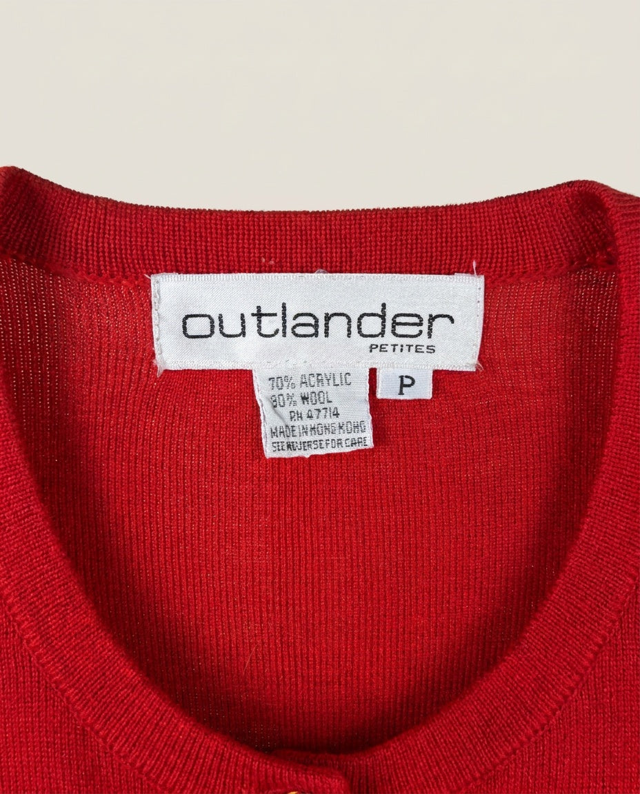 Outlander Petites Red Knit Midi Dress - photo 3