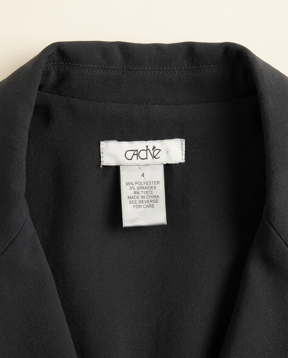 Cache 1990s Cropped Utility Jacket in Charcoal Grey - photo 3