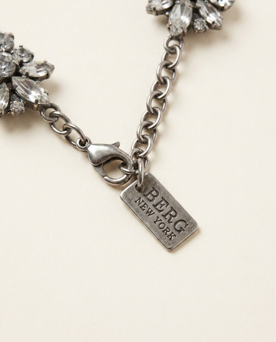 Crystal Cluster Statement Necklace - photo 3