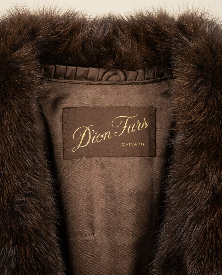 Dion Furs Full-Length Fur Coat - photo 3
