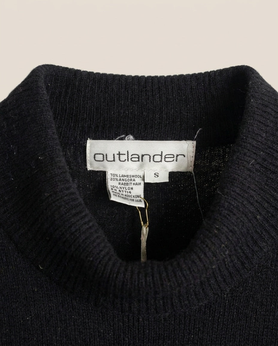 Outlander Black Mock-Neck Knit Pullover Sweater - photo 3