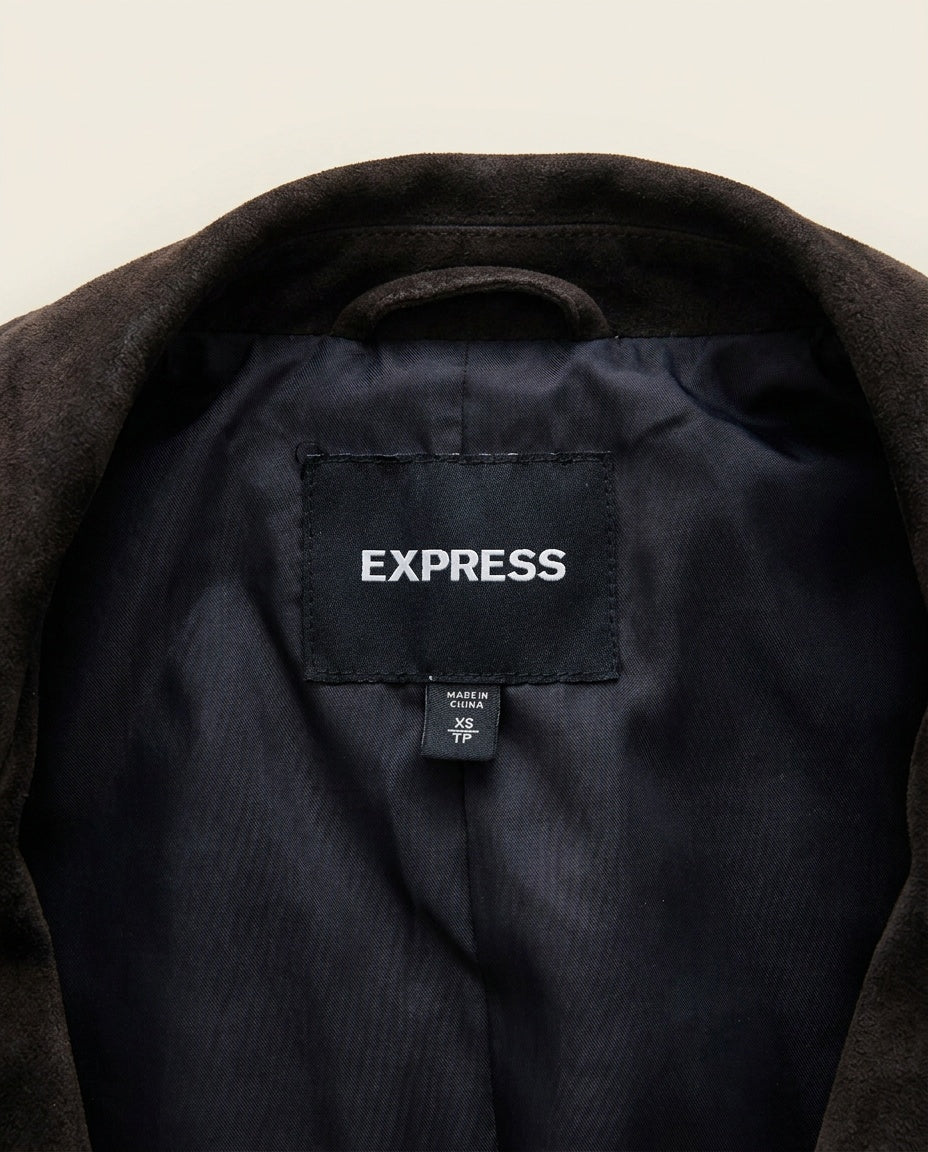 Express XS Suede Moto Jacket - photo 3