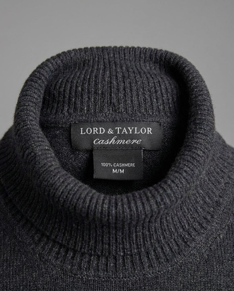Lord & Taylor Sleeveless Turtleneck Cashmere Vest - photo 3