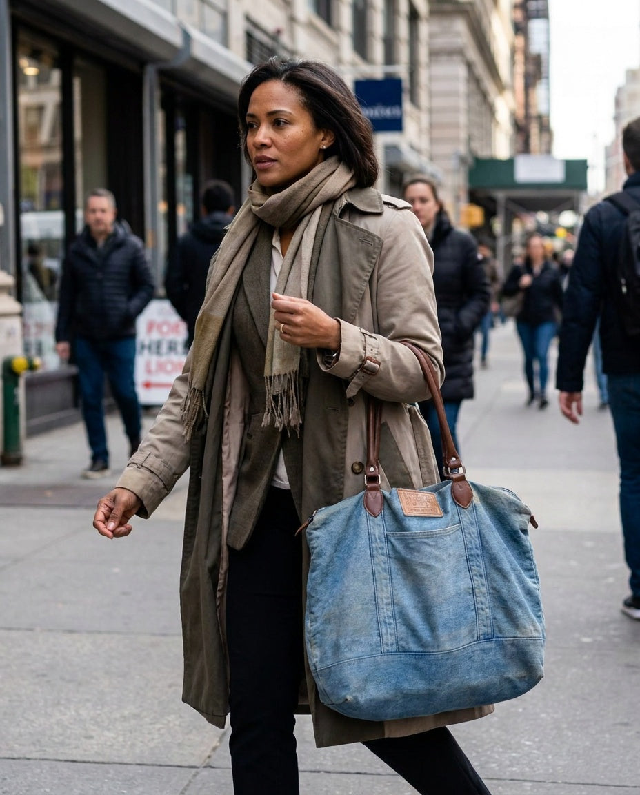 AMERICAN ROYAL by Gloria Vanderbilt Denim Tote Bag - photo 4