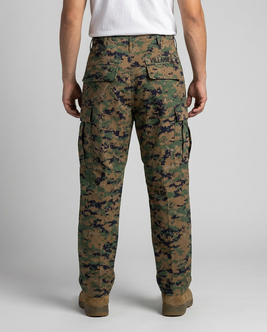 VILLARREAL Military Digital Camouflage Cargo Trousers - 1990s-2000s - photo 4