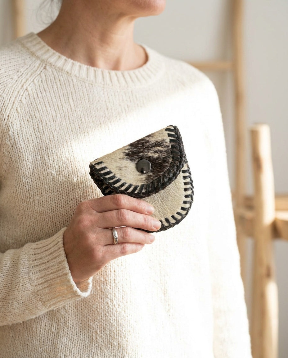 Hair-on-Hide Coin Purse - photo 3