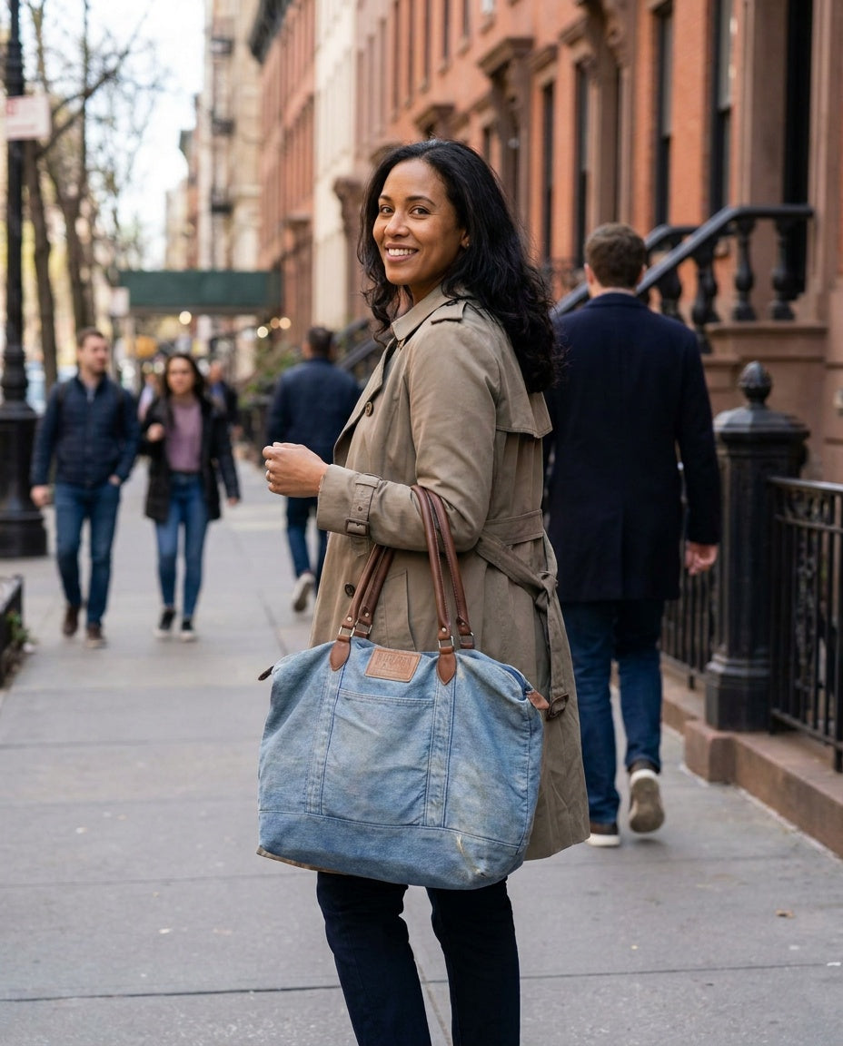 AMERICAN ROYAL by Gloria Vanderbilt Denim Tote Bag - photo 5