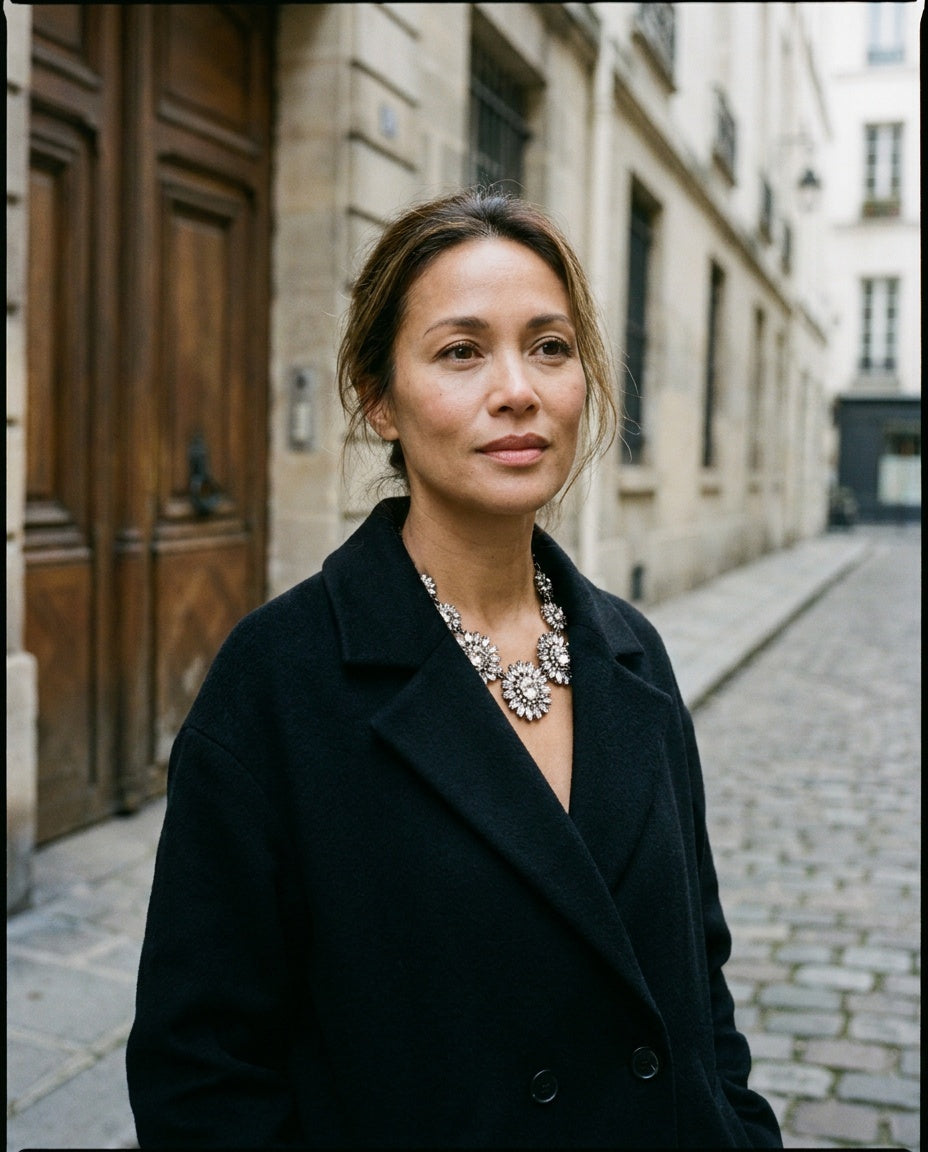 Crystal Cluster Statement Necklace - photo 5