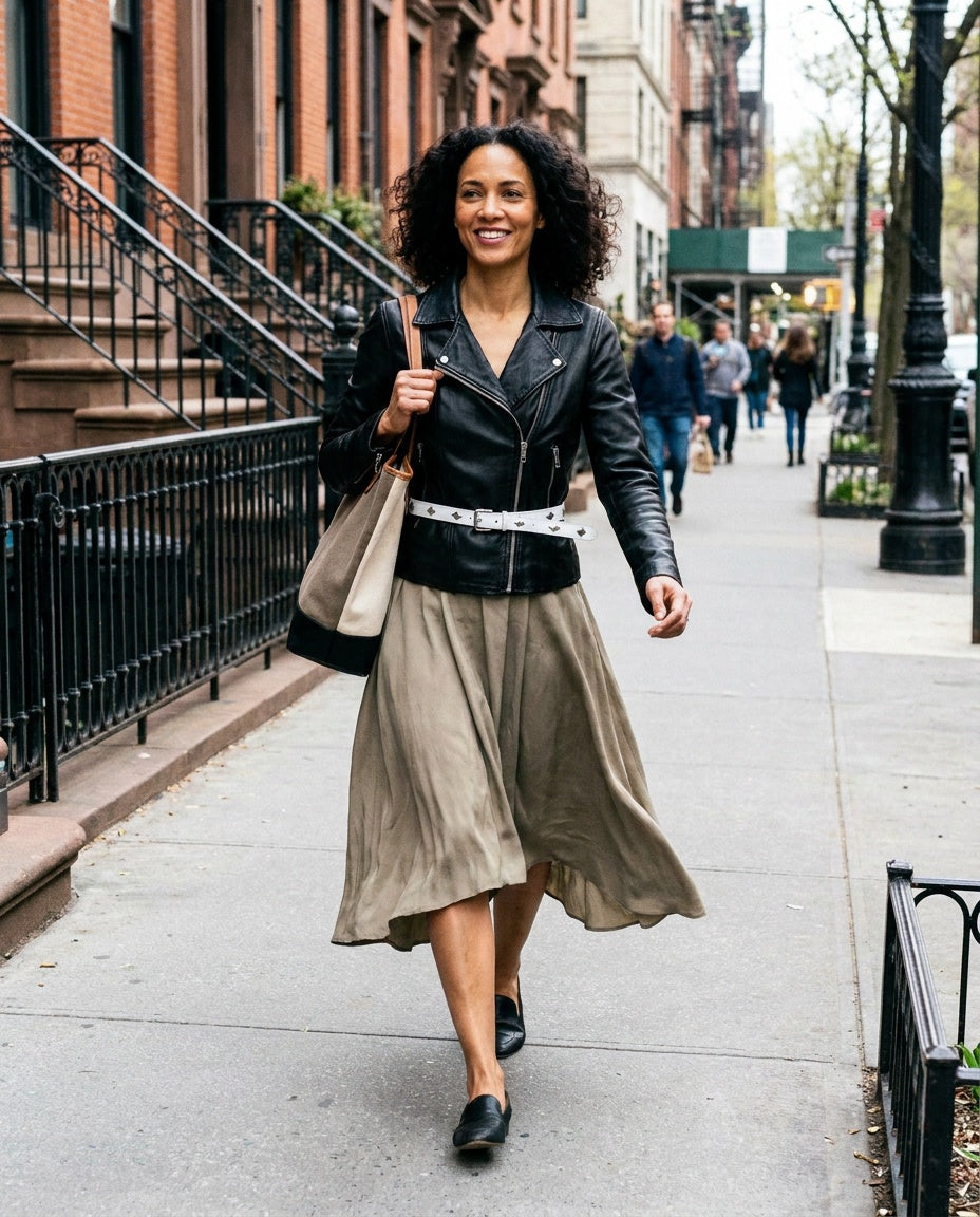 White Narrow Studded Belt with Silver Diamond Studs - photo 4